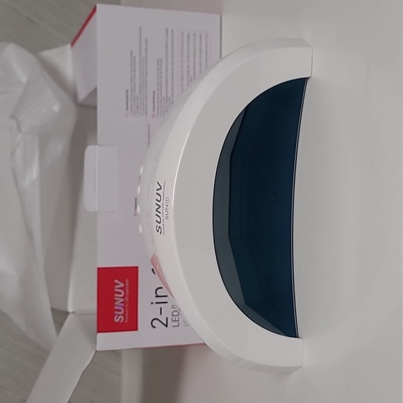 SUNUV 2-IN-1 LED/UV NAIL LAMP, NEW IN BOX - Picture 3 of 7